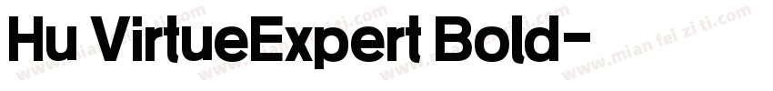 Hu VirtueExpert Bold字体转换